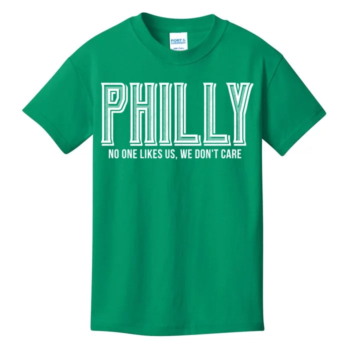 Philly Fan No One Likes Us We Don't Care Kids T-Shirt