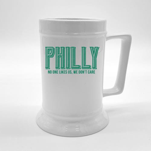 Philly Fan No One Likes Us We Don't Care Beer Stein