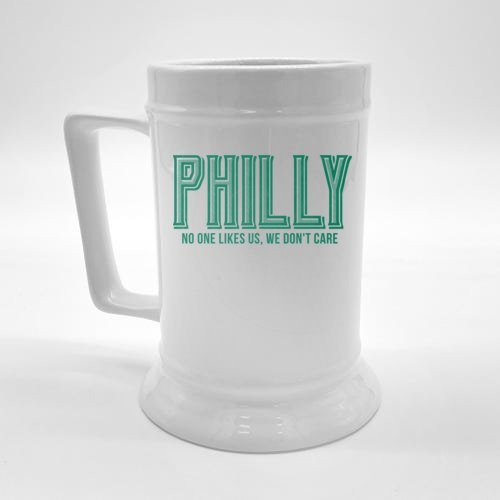 Philly Fan No One Likes Us We Don't Care Beer Stein