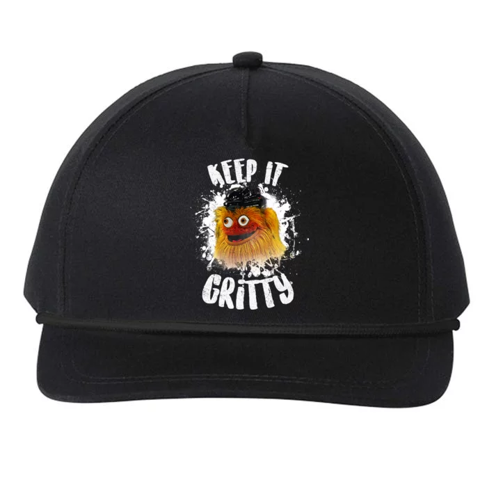 Philly Keep it Gritty Hockey Mascot Snapback Five-Panel Rope Hat