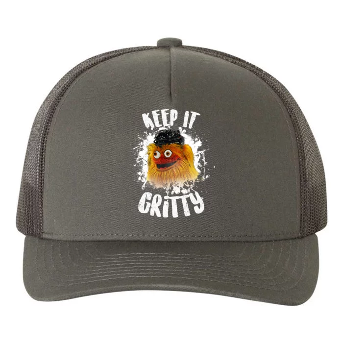 Philly Keep it Gritty Hockey Mascot Yupoong Adult 5-Panel Trucker Hat