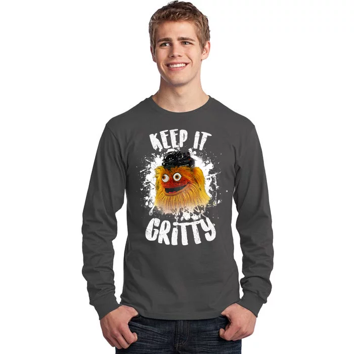 Philly Keep it Gritty Hockey Mascot Tall Long Sleeve T-Shirt