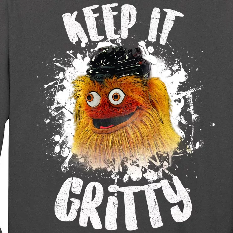 Philly Keep it Gritty Hockey Mascot Tall Long Sleeve T-Shirt