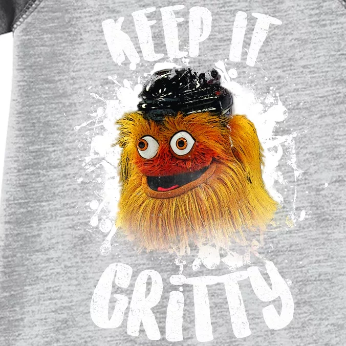 Philly Keep it Gritty Hockey Mascot Infant Baby Jersey Bodysuit