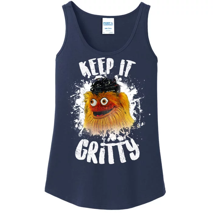 Philly Keep it Gritty Hockey Mascot Ladies Essential Tank