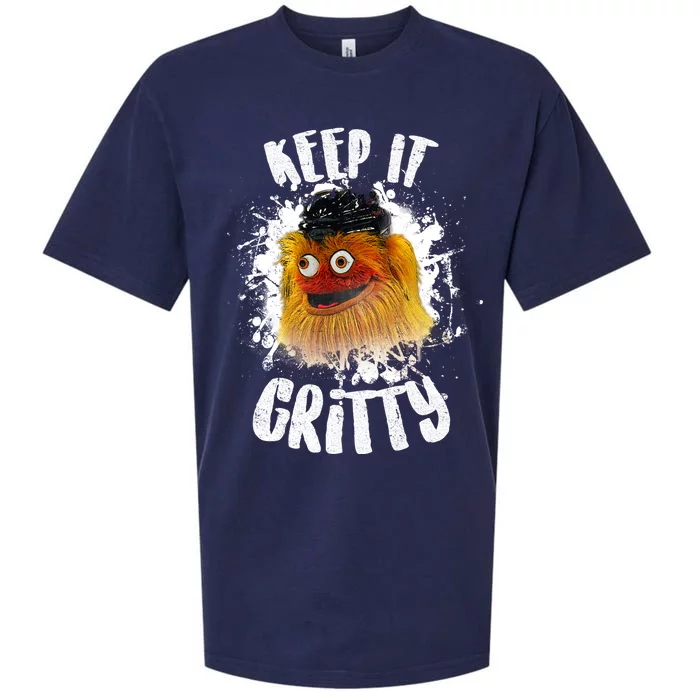 Philly Keep it Gritty Hockey Mascot Sueded Cloud Jersey T-Shirt