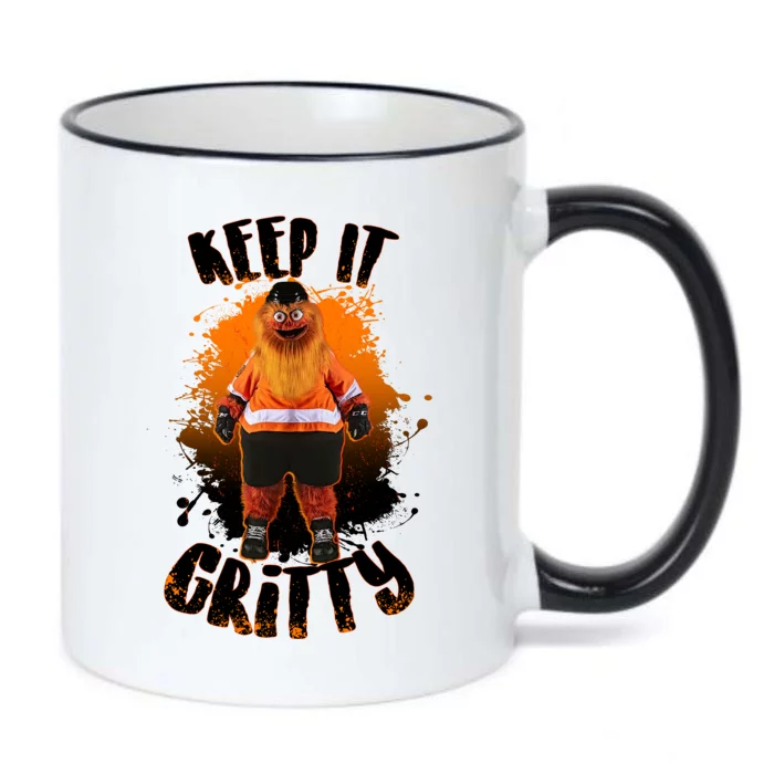 Philly Keep it Gritty Mascot Black Color Changing Mug