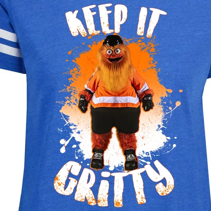 Philly Keep it Gritty Mascot Enza Ladies Jersey Football T-Shirt