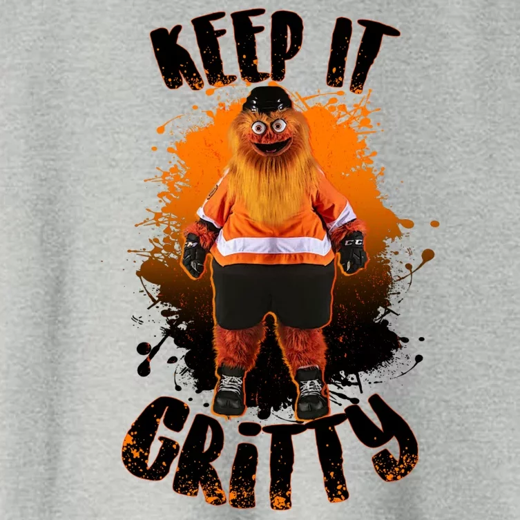 Philly Keep it Gritty Mascot Women's Crop Top Tee