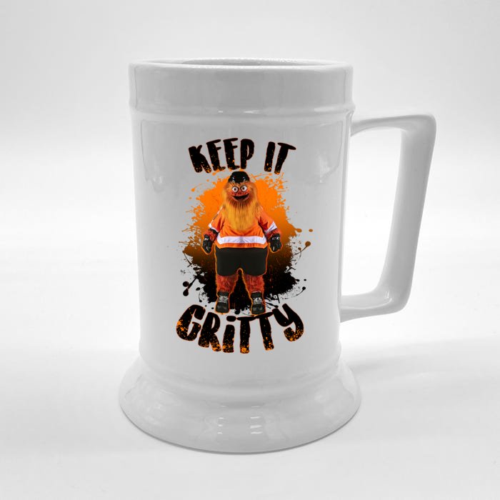 Philly Keep it Gritty Mascot Front & Back Beer Stein