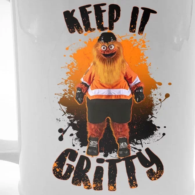 Philly Keep it Gritty Mascot Front & Back Beer Stein