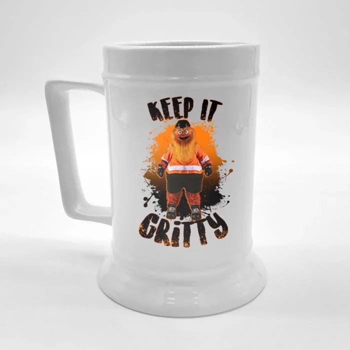 Philly Keep it Gritty Mascot Front & Back Beer Stein