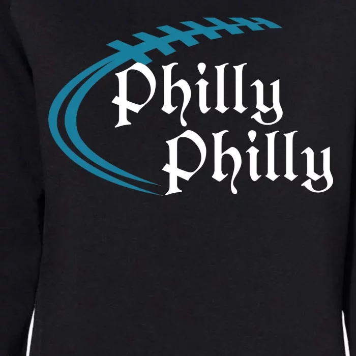 Philly Philly Football Logo Womens California Wash Sweatshirt