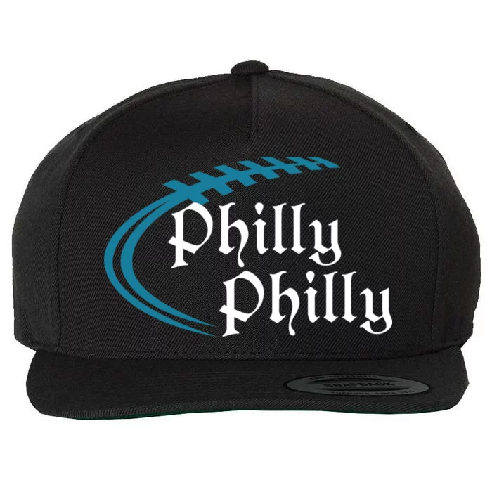 Philly Philly Football Logo Wool Snapback Cap