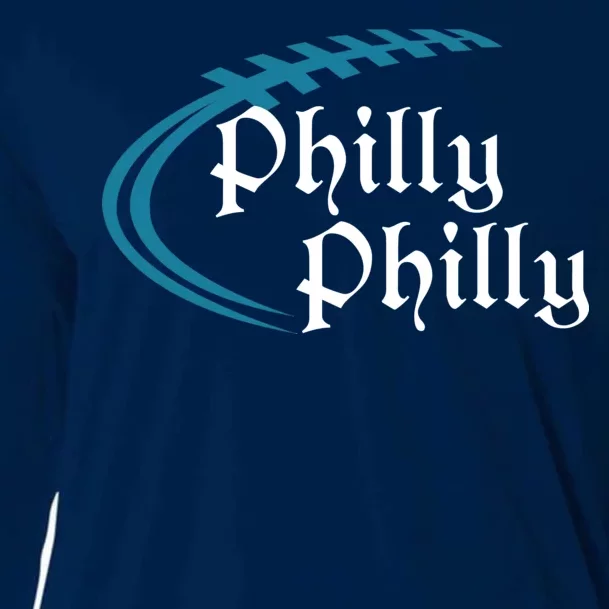 Philly Philly Football Logo Cooling Performance Long Sleeve Crew