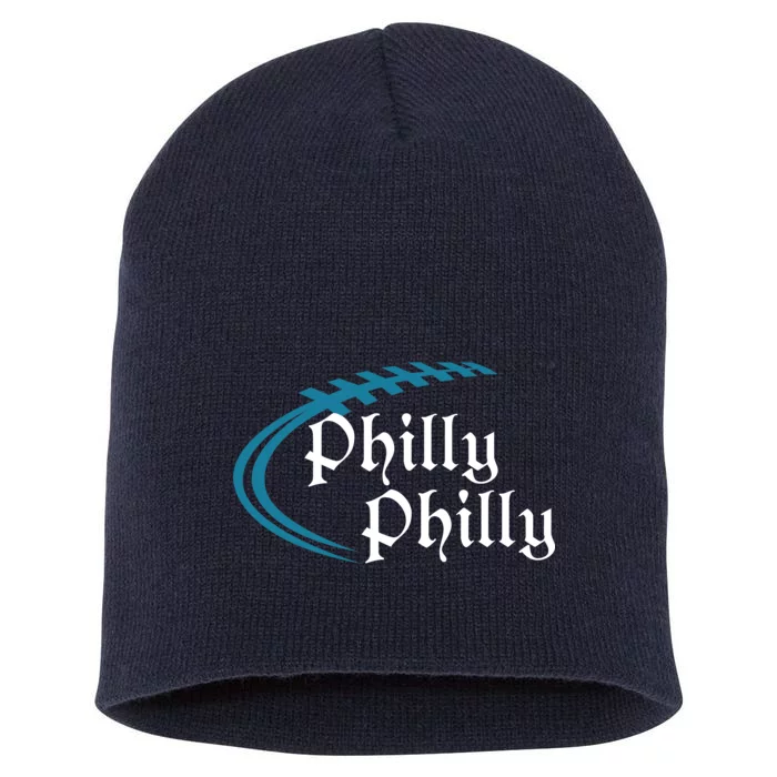 Philly Philly Football Logo Short Acrylic Beanie