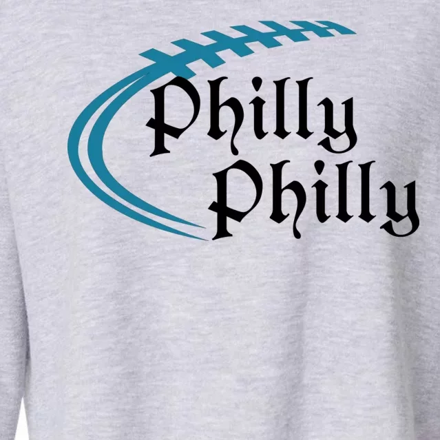 Philly Philly Football Logo Cropped Pullover Crew