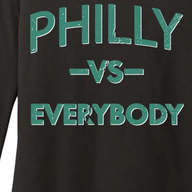 Philly Vs Everybody Womens CVC Long Sleeve Shirt