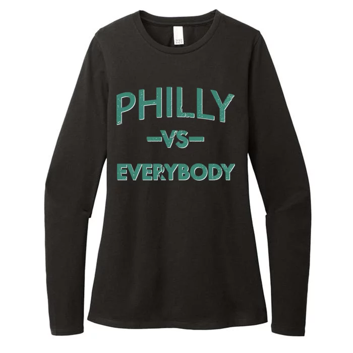 Philly Vs Everybody Womens CVC Long Sleeve Shirt