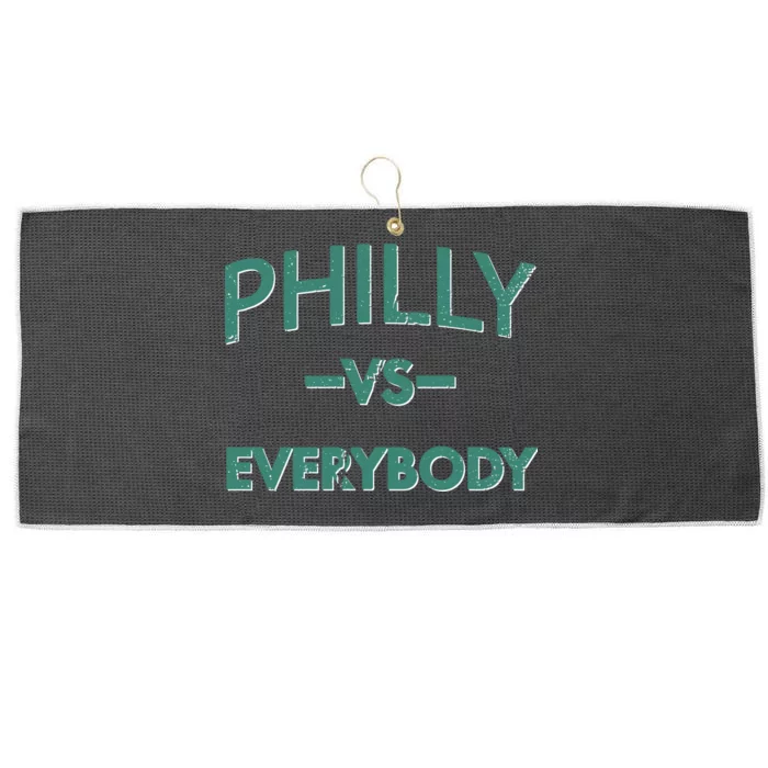 Philly Vs Everybody Large Microfiber Waffle Golf Towel