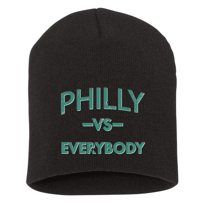 Philly Vs Everybody Short Acrylic Beanie