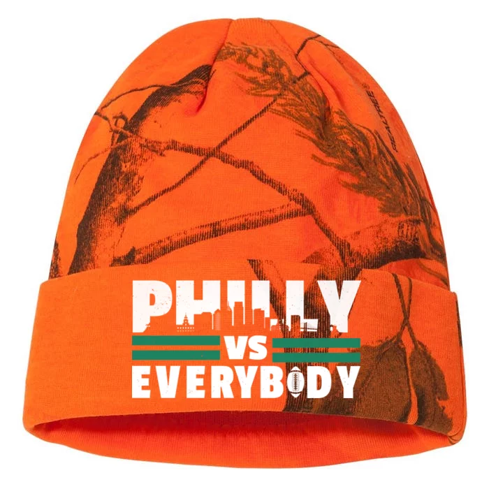 Philly Vs Everybody City Logo Kati - 12in Camo Beanie