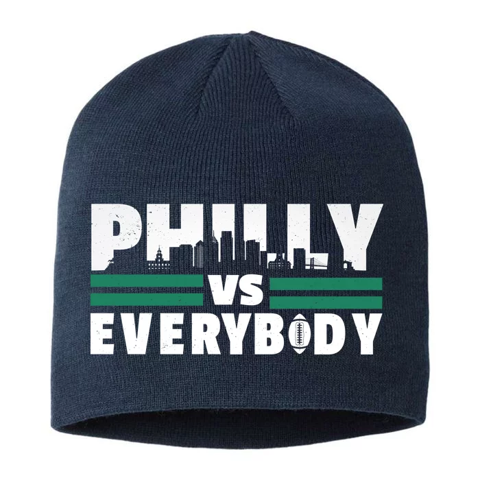 Philly Vs Everybody City Logo 8 1/2in Sustainable Knit Beanie