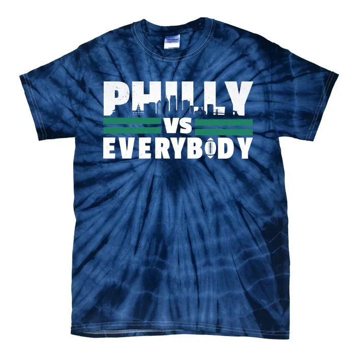 Philly Vs Everybody City Logo Tie-Dye T-Shirt