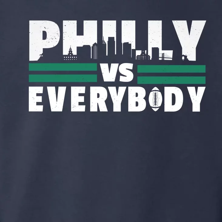 Philly Vs Everybody City Logo Toddler Hoodie