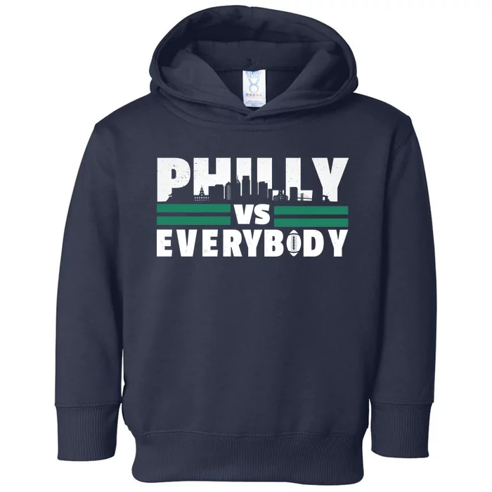 Philly Vs Everybody City Logo Toddler Hoodie