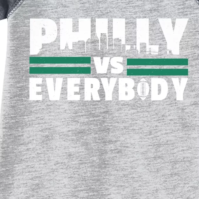 Philly Vs Everybody City Logo Infant Baby Jersey Bodysuit