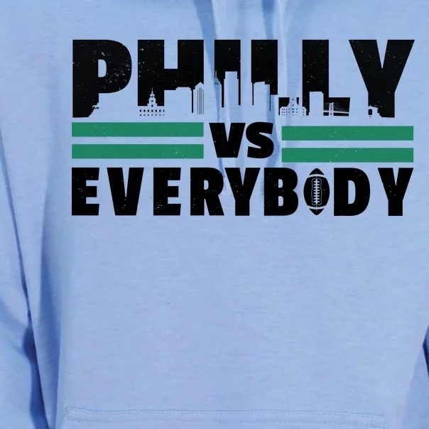 Philly Vs Everybody City Logo Unisex Surf Hoodie