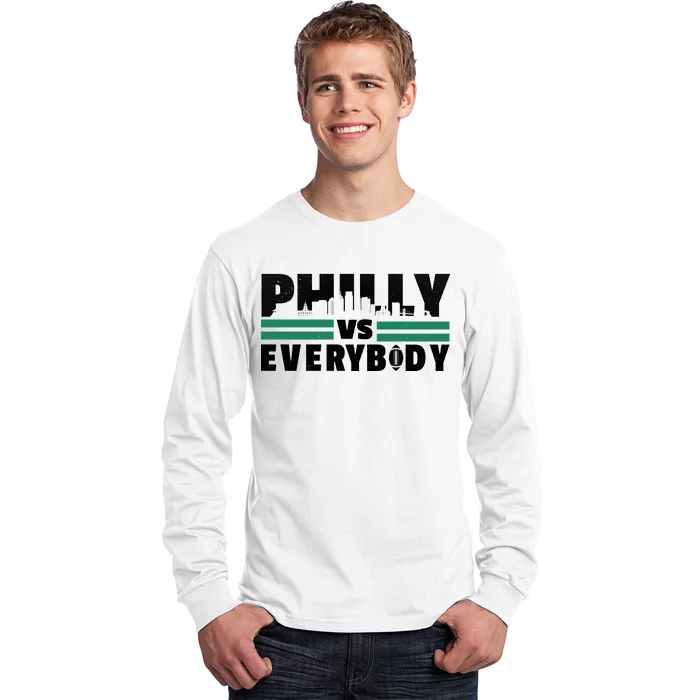 Philly Vs Everybody City Logo Long Sleeve Shirt