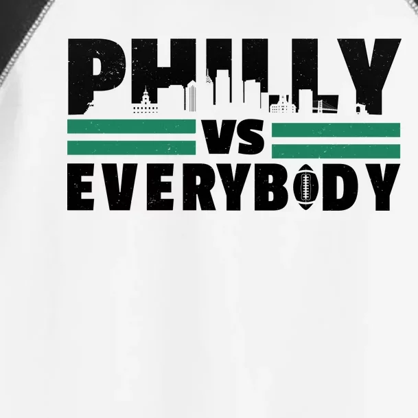 Philly Vs Everybody City Logo Toddler Fine Jersey T-Shirt