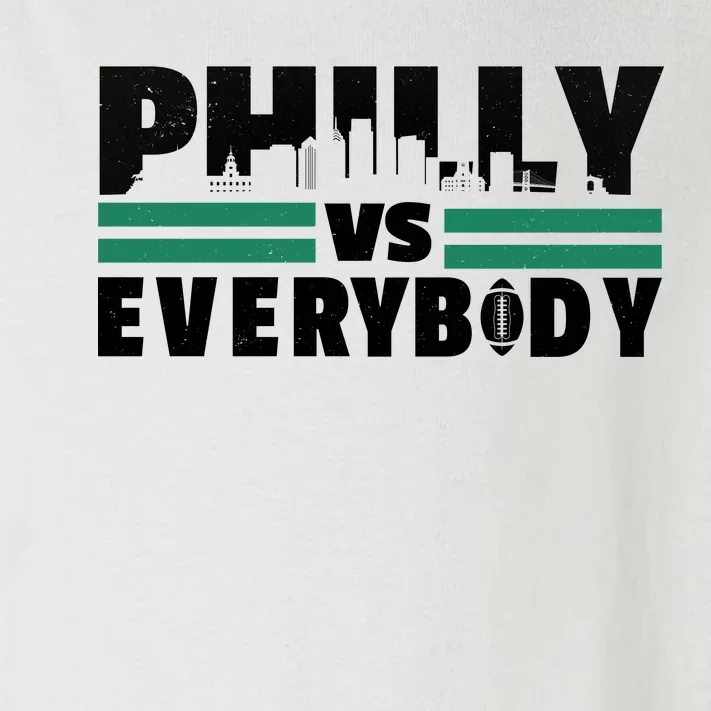 Philly Vs Everybody City Logo Toddler Long Sleeve Shirt