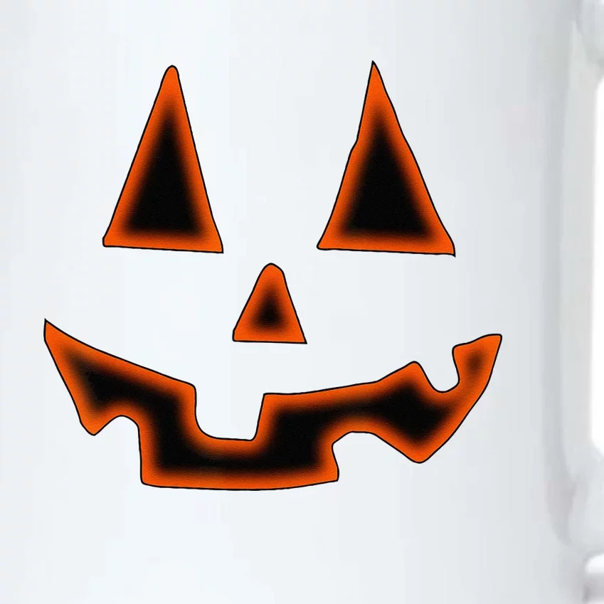 Pumpkin Halloween Jack O Lantern Face Black Color Changing Mug