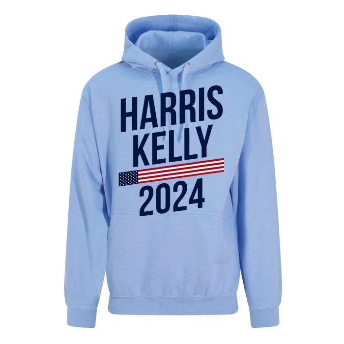 President Harris Kelly 2024 Kamala Harris Mark Kelly Vote Unisex Surf Hoodie