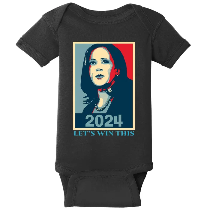 Peter Hamby Kamala Harris 2024 LetS Win This Baby Bodysuit