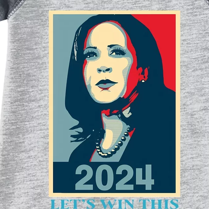 Peter Hamby Kamala Harris 2024 LetS Win This Infant Baby Jersey Bodysuit