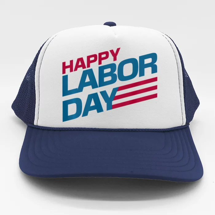 Parade Happy Labor Day Trucker Hat