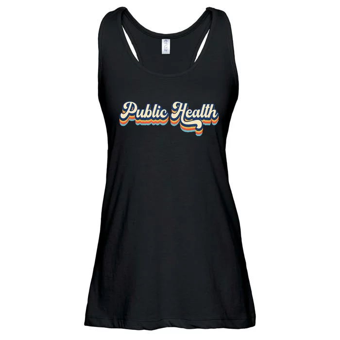 Public Health Life Appreciation Healthcare Worker Vintage Ladies Essential Flowy Tank