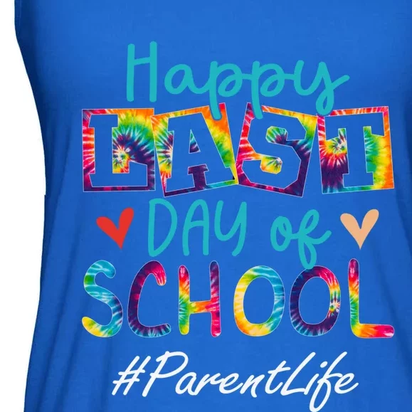 Parent Happy Last Day Of School Funny Graduation Meaningful Gift Ladies Essential Flowy Tank