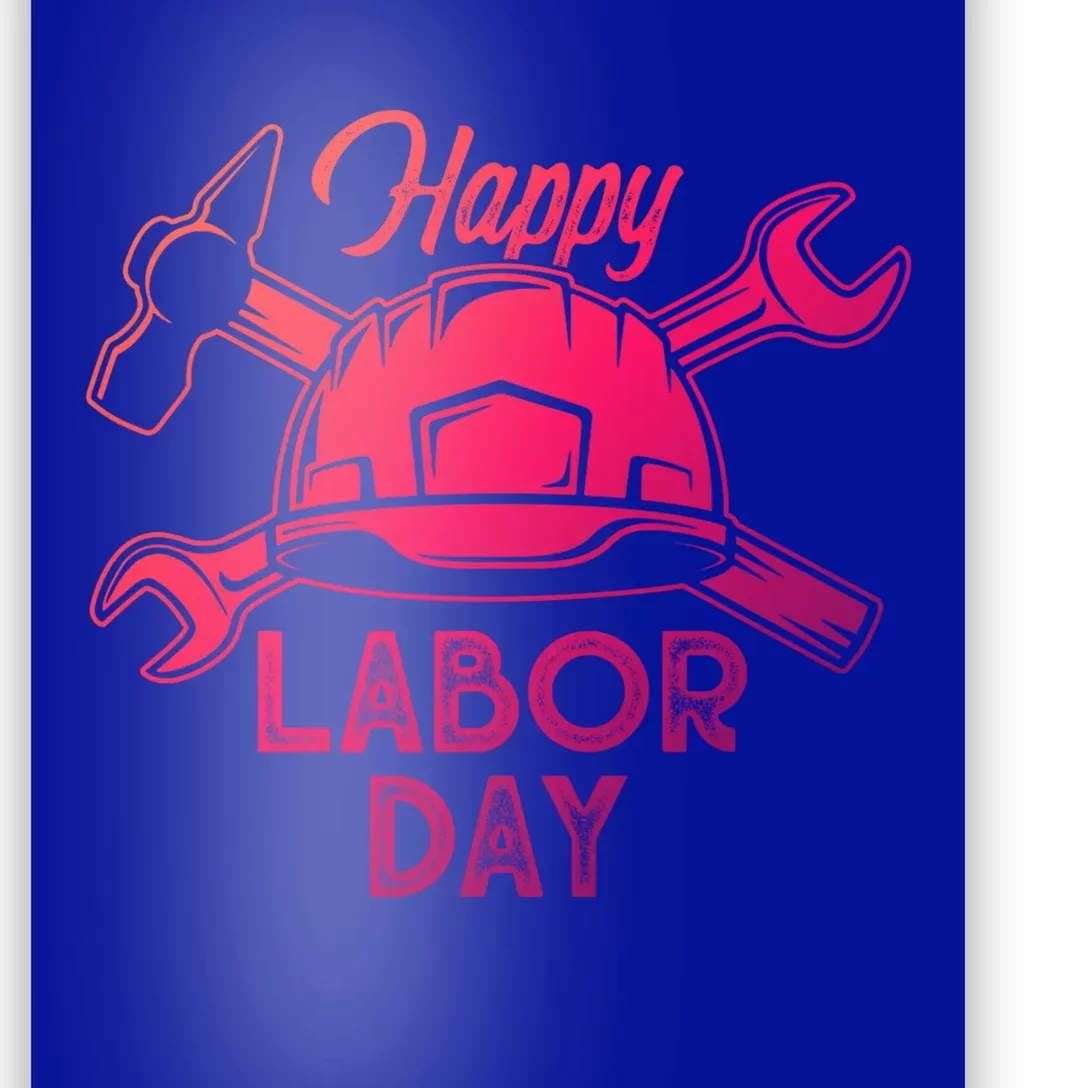 Proud Happy Labor Day Workers Union Strong Usa Flag Great Gift Poster