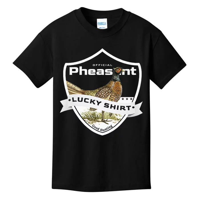 Pheasant Hunter Lucky Charm As Pheasant Hunting Vest Kids T-Shirt