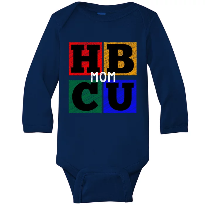 Proud Hbcu Mom Parent Gift Baby Long Sleeve Bodysuit