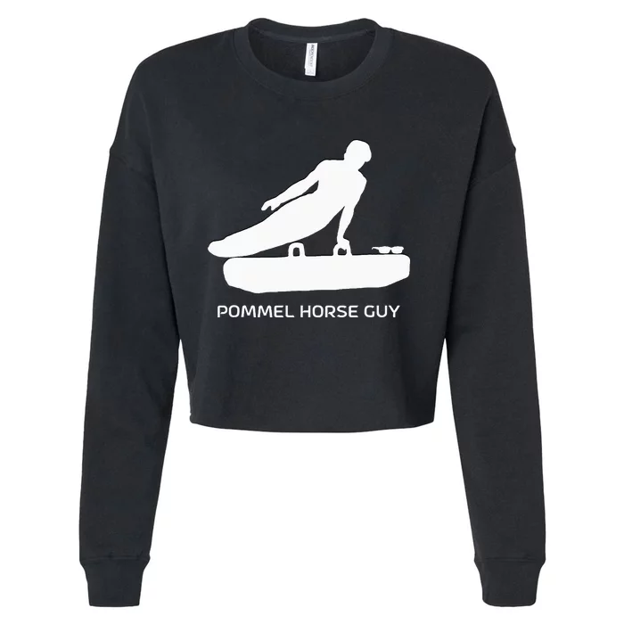 Pommel Horse Medalist Pommel Horse Guy Cropped Pullover Crew