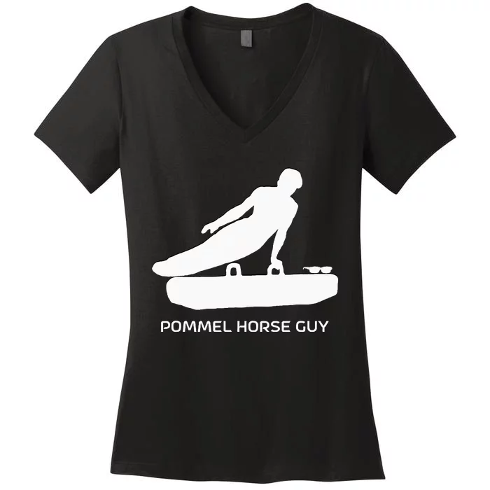 Pommel Horse Medalist Pommel Horse Guy Women's V-Neck T-Shirt