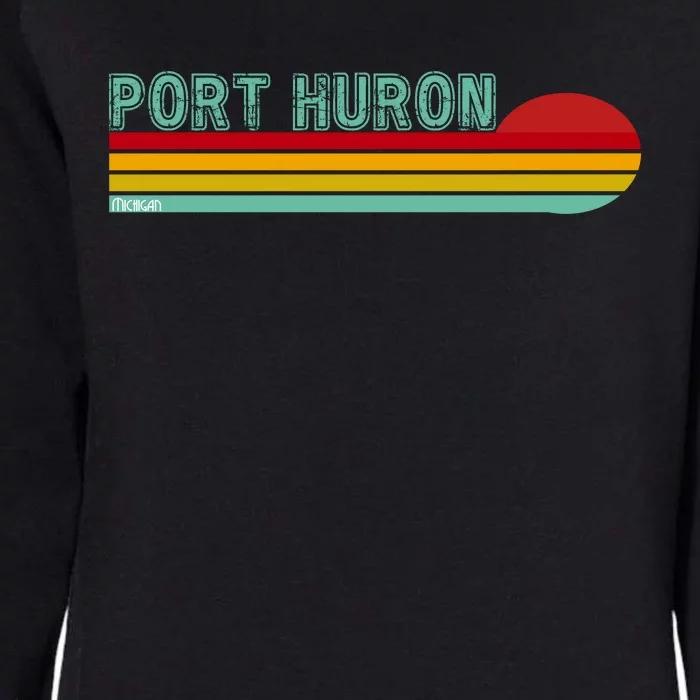 Port Huron Michigan Womens California Wash Sweatshirt