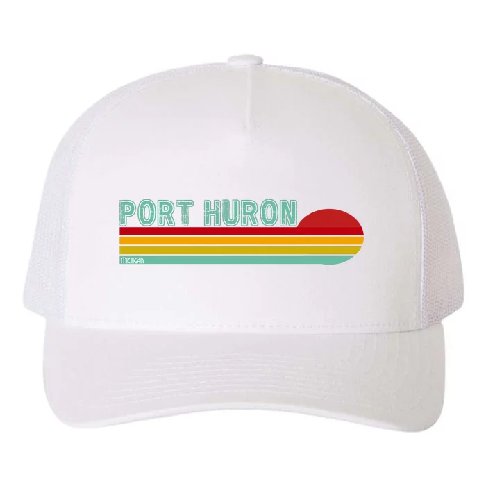 Port Huron Michigan Yupoong Adult 5-Panel Trucker Hat