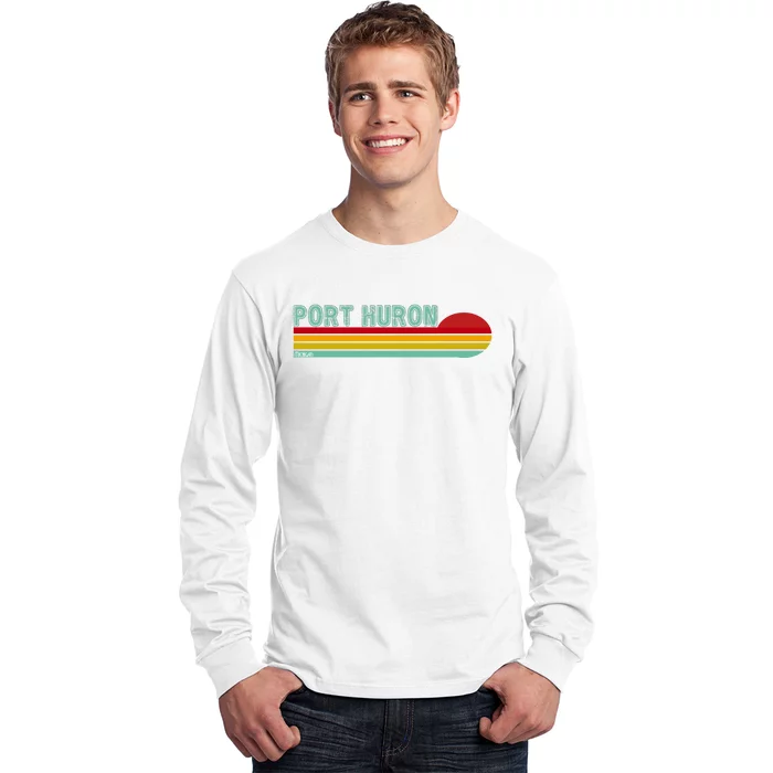 Port Huron Michigan Long Sleeve Shirt